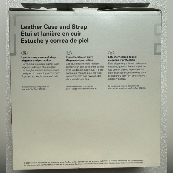 TomTom Leather Case and Strap for the GO 720, GO 920 and One XL. Brand New. - Picture 2 of 4